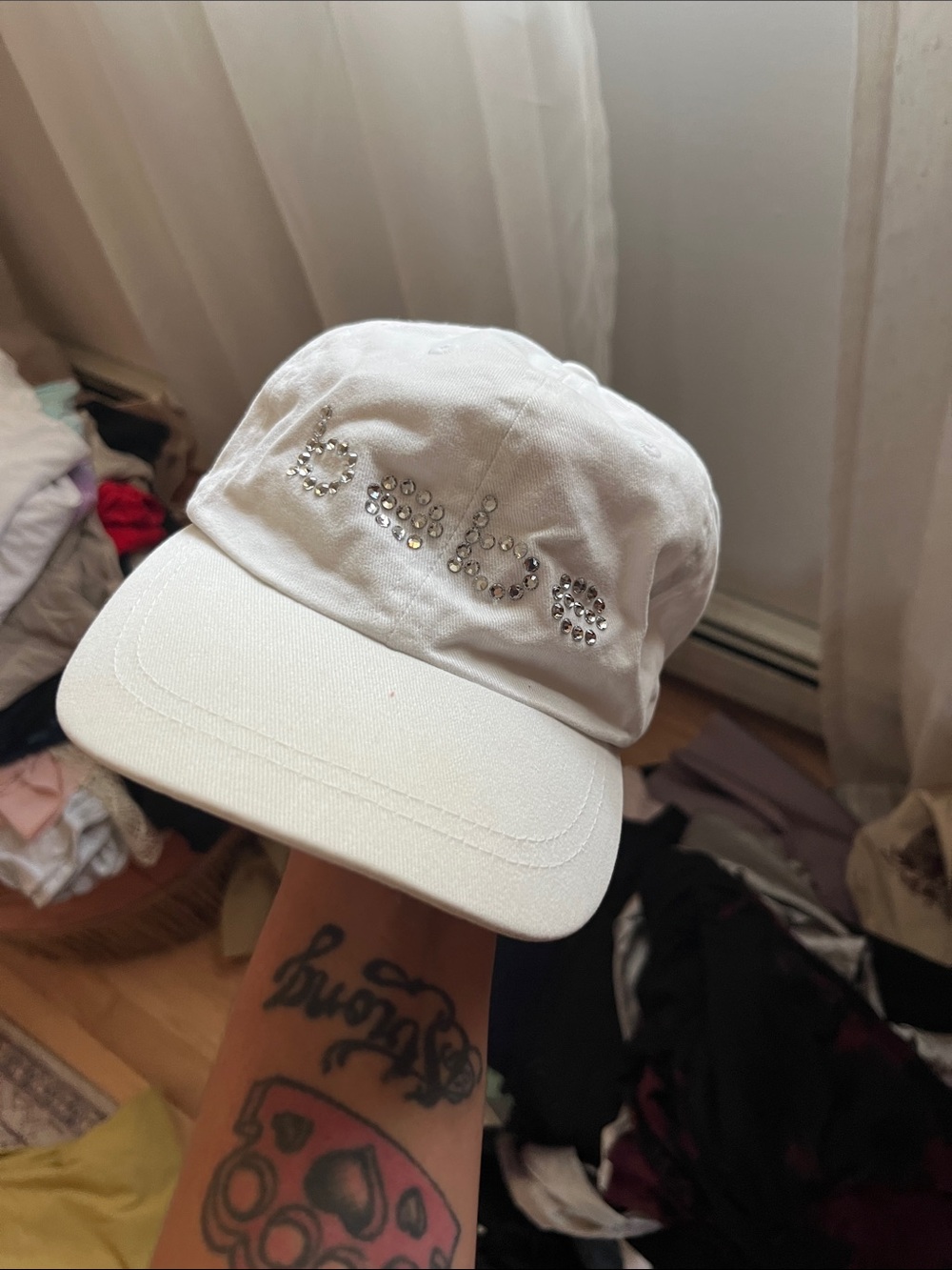 Used crystal bebe hat